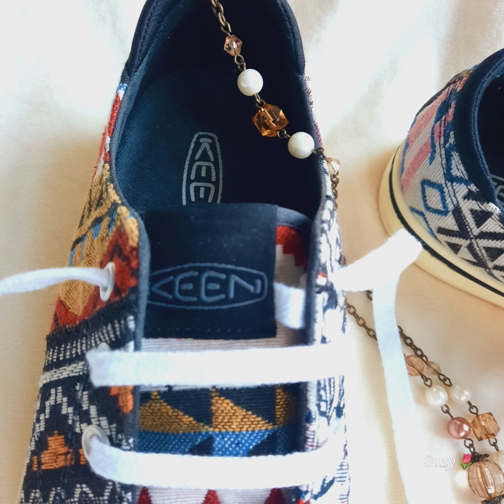 KEEN Sneakers, Lace-Up, Multi-Colour Canvas - Picture 3 of 7